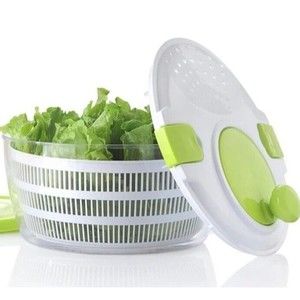 3 in‎ 1 Manual Salad Spinner - Colander and Serving Bowl 3pcs  4.2 Quart